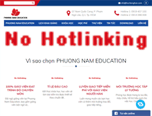 Tablet Screenshot of hoctienghan.com